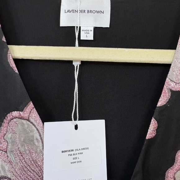 NWT Lavendar Brown Isla Dress - Picture 2 of 3